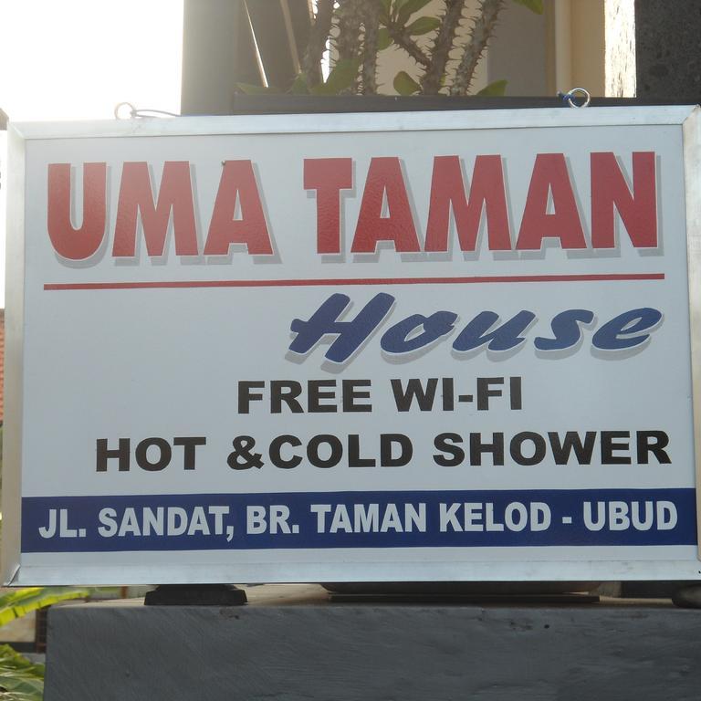 Uma Taman House Hotell Ubud Exteriör bild